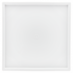 코스모폴리탄 화이트 사각 접시