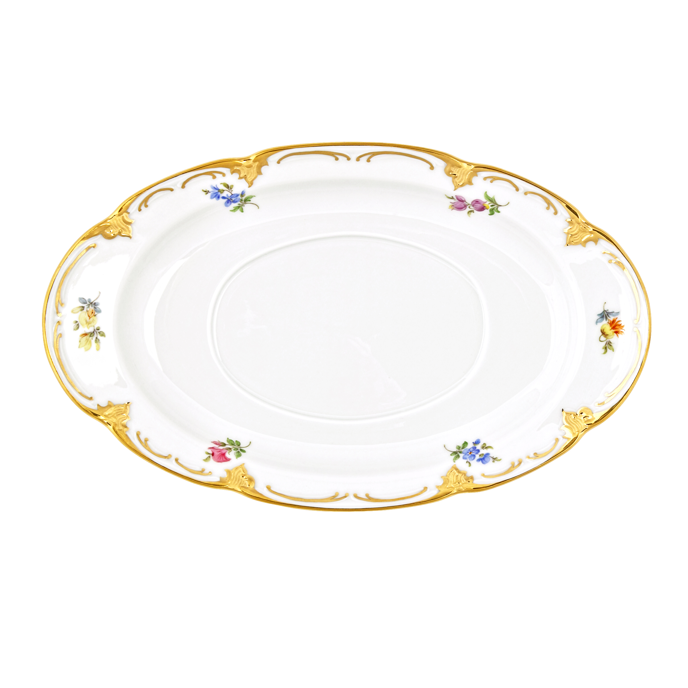 B-FORM 플라워 골드 그레이비 보트