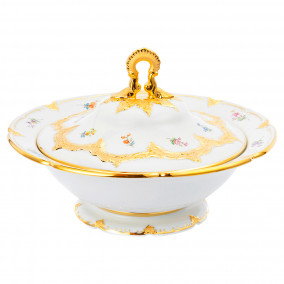 B-FORM 플라워 골드 리드 보울