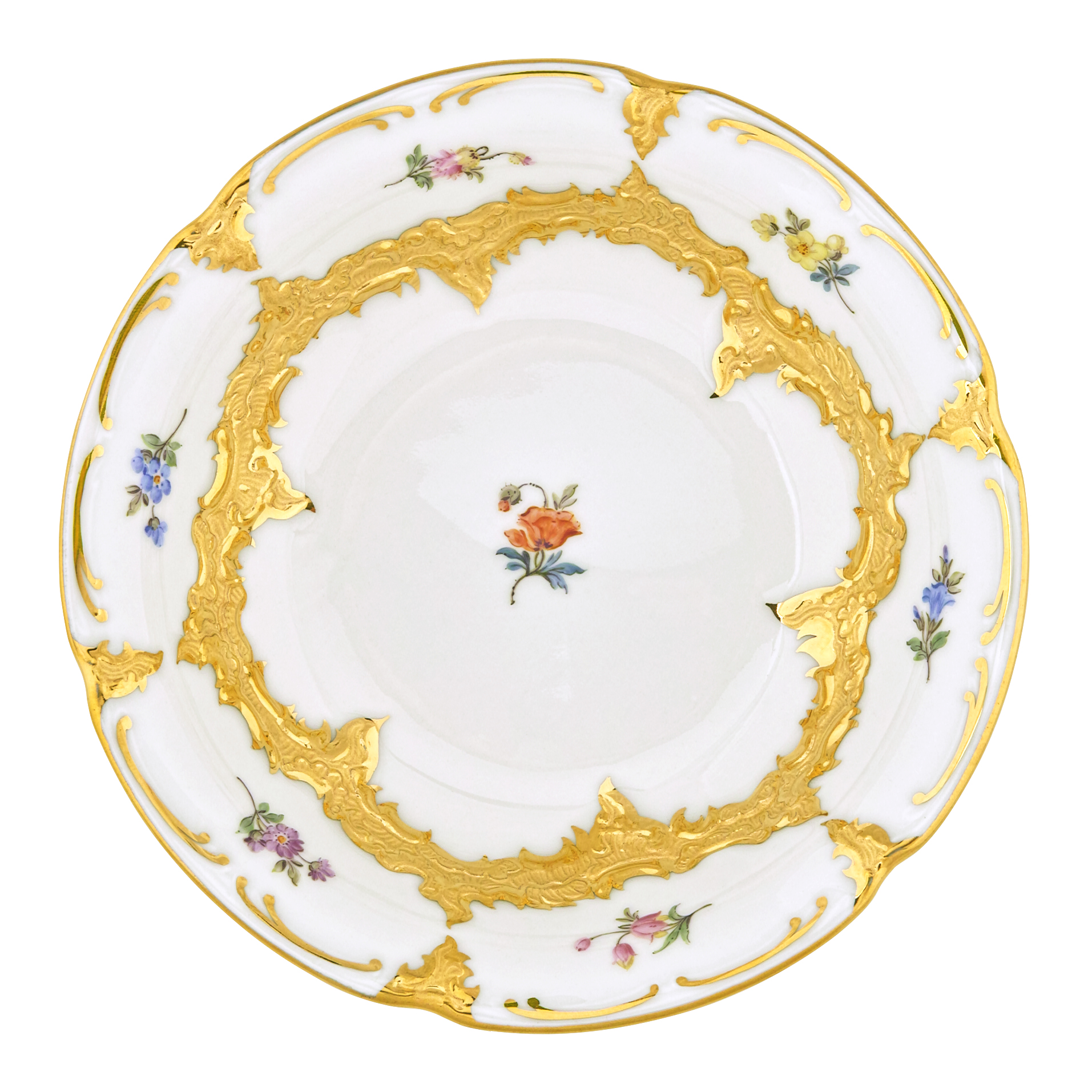 B-FORM 플라워 골드 디저트 보울