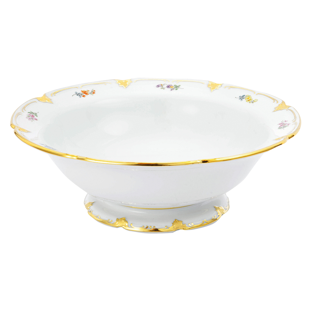 B-FORM 플라워 골드 라운드 보울