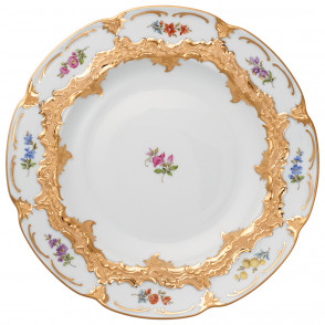 B-FORM 플라워 골드 플레이트 (L)