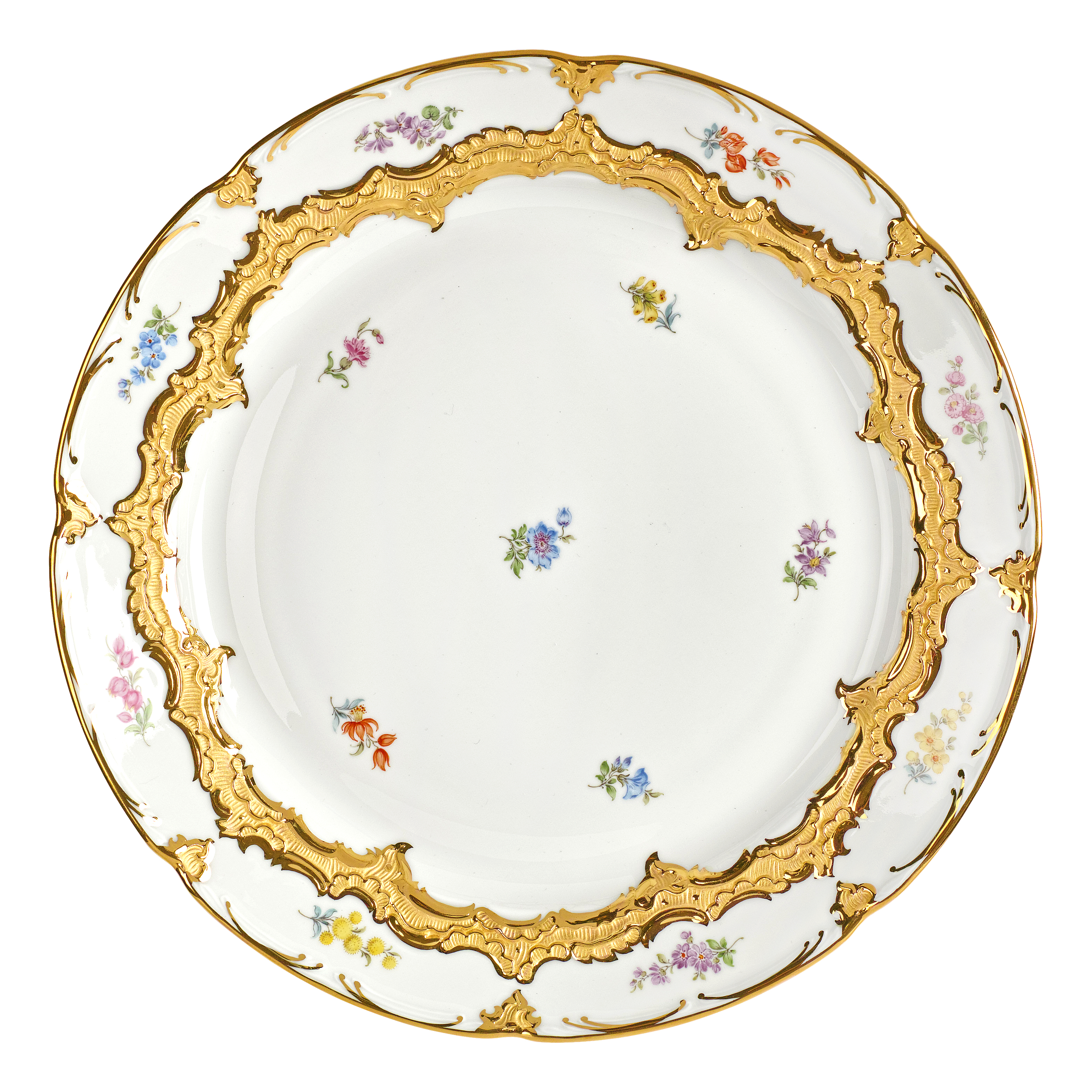 B-FORM 플라워 골드 케잌 디쉬