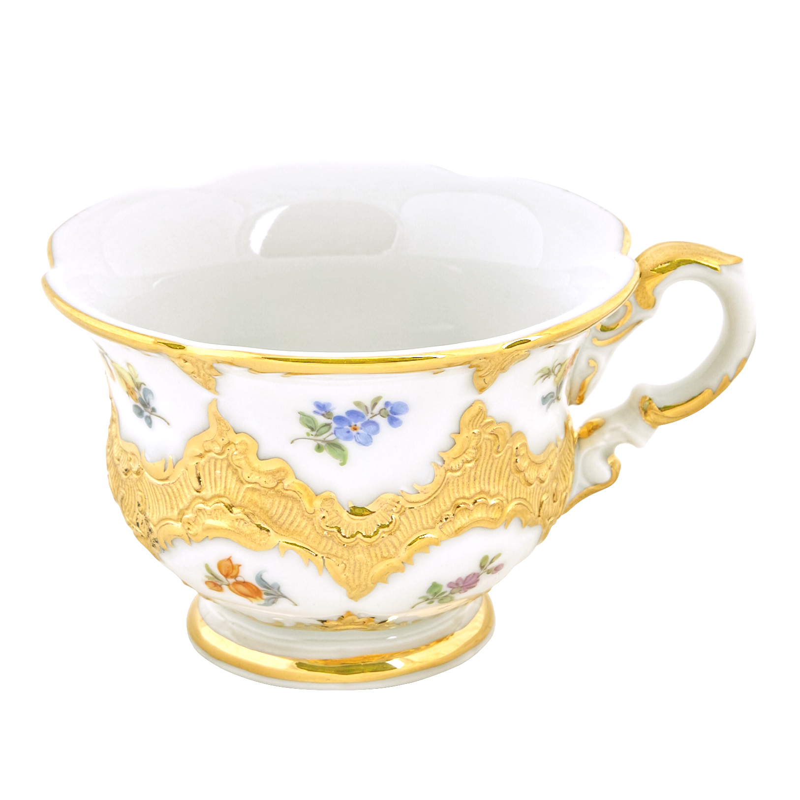 B-FORM 플라워 골드 에스프레소 컵 앤 소서