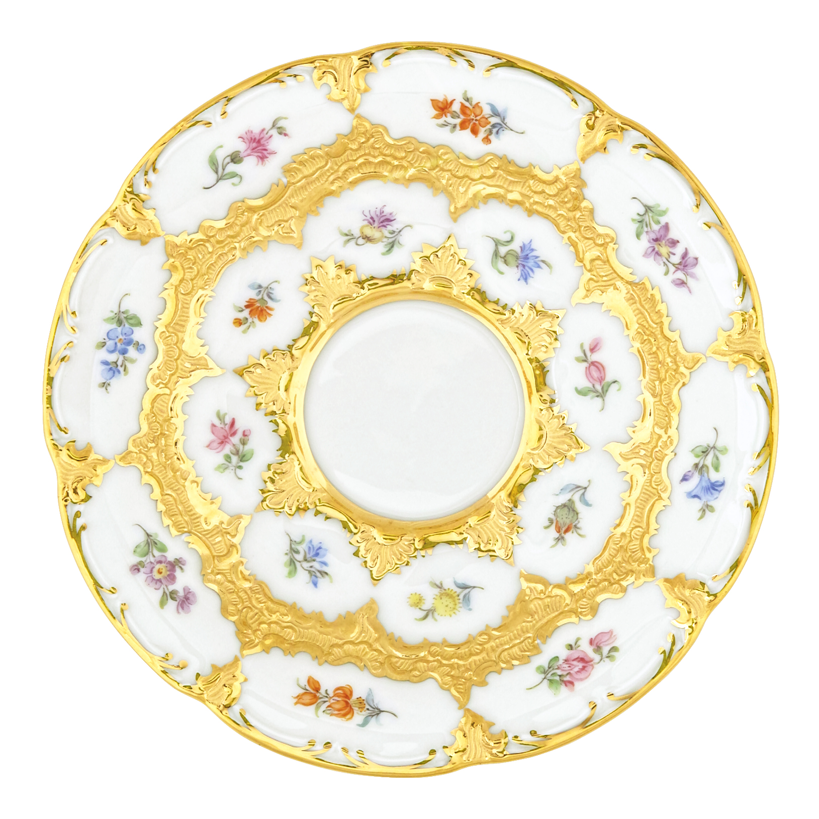 B-FORM 플라워 골드 에스프레소 컵 앤 소서