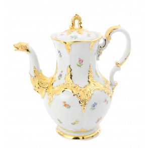 B-FORM 플라워 골드 커피팟