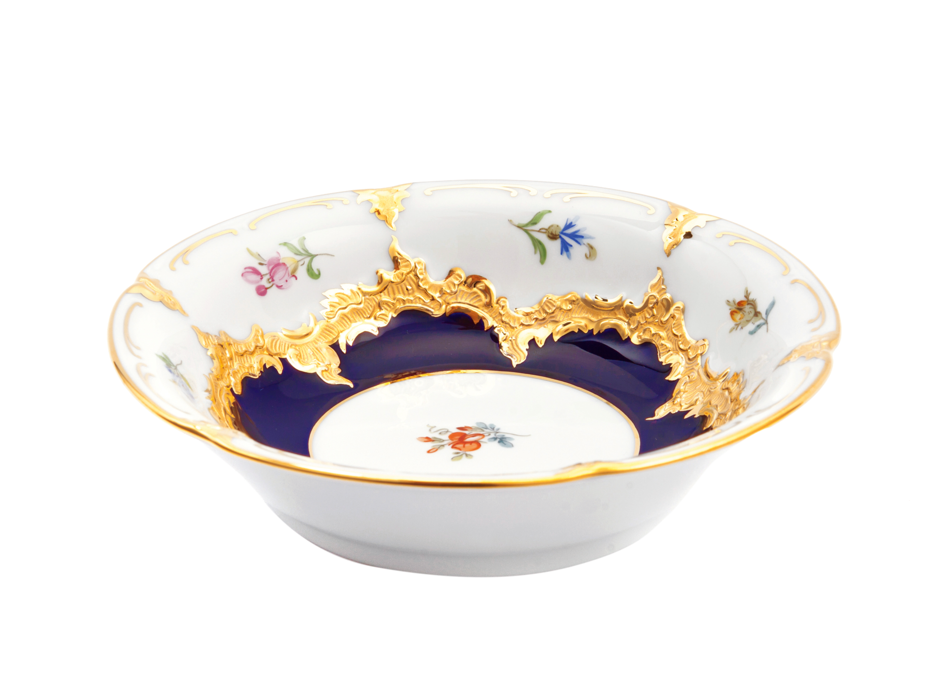 B-FORM 비폼 플라워 블루 디저트 보울