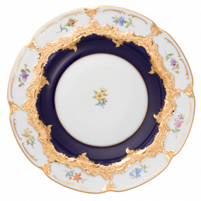 B-FORM 비폼 플라워 블루 플레이트 (L)