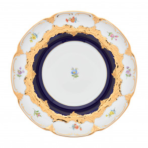 B-FORM 비폼 플라워 블루 스프 플레이트