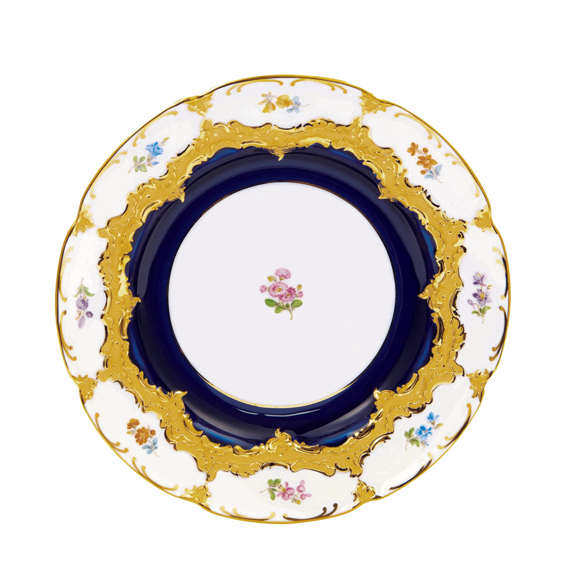 B-FORM 비폼 플라워 블루 플레이트 (M)