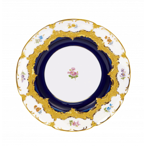 B-FORM 비폼 플라워 블루 플레이트 (M)