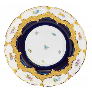 B-FORM 비폼 플라워 블루 케잌 디쉬