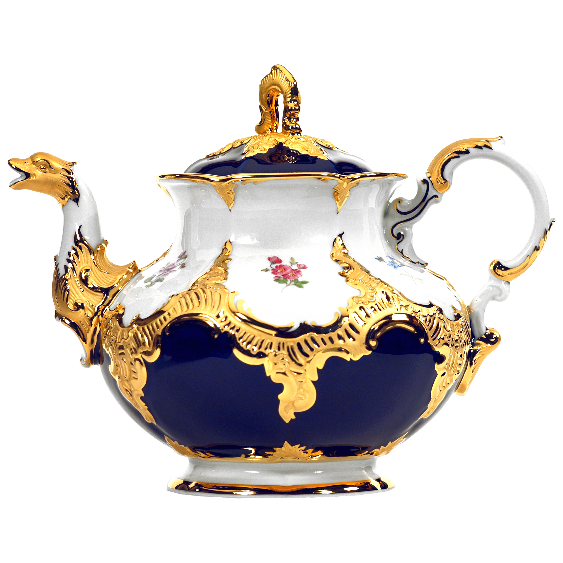 B-FORM 비폼 플라워 블루 티팟