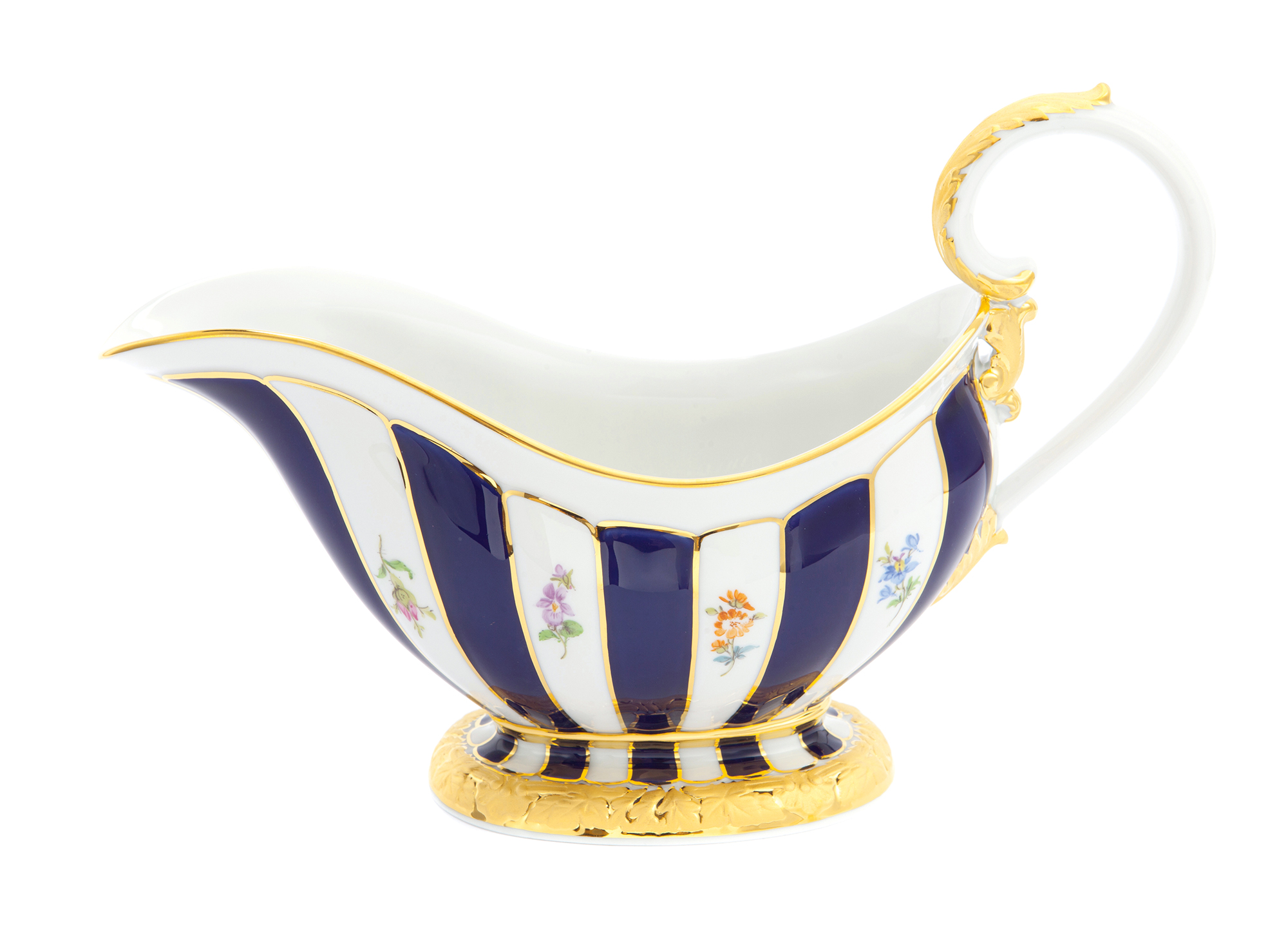 X-FORM 엑스폼 플라워 블루 그레이비 보트