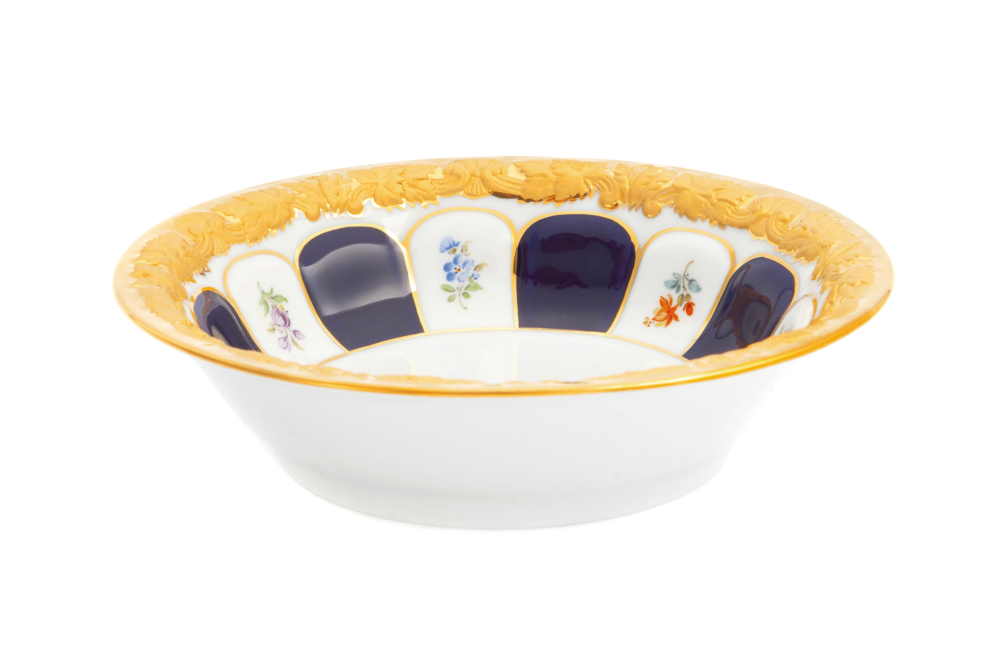 X-FORM 엑스폼 플라워 블루 디저트 보울