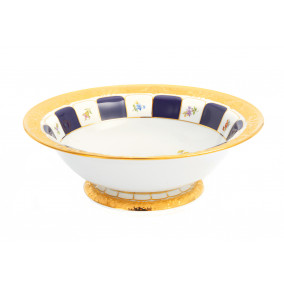 X-FORM 엑스폼 플라워 블루 라운드 보울