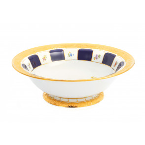 X-FORM 엑스폼 플라워 블루 라운드 보울