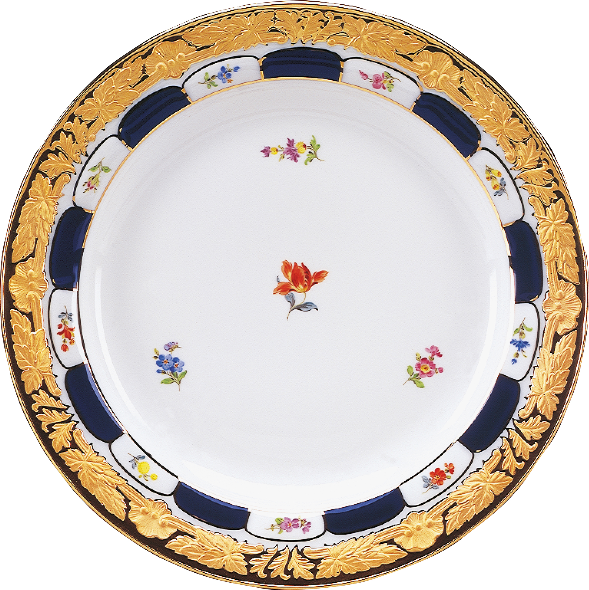 X-FORM 엑스폼 플라워 블루 플레이트 (L)