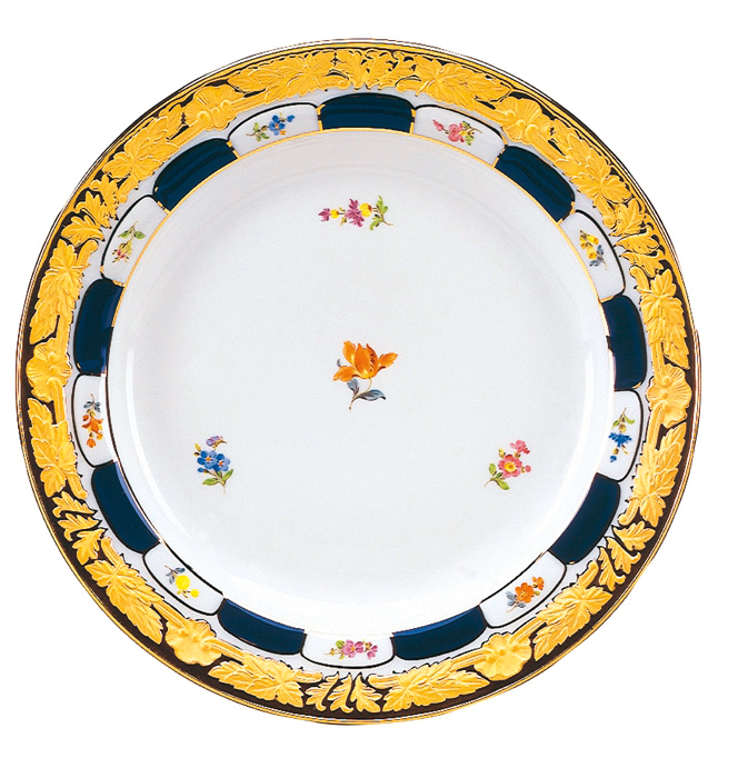 X-FORM 엑스폼 플라워 블루 디너 플레이트