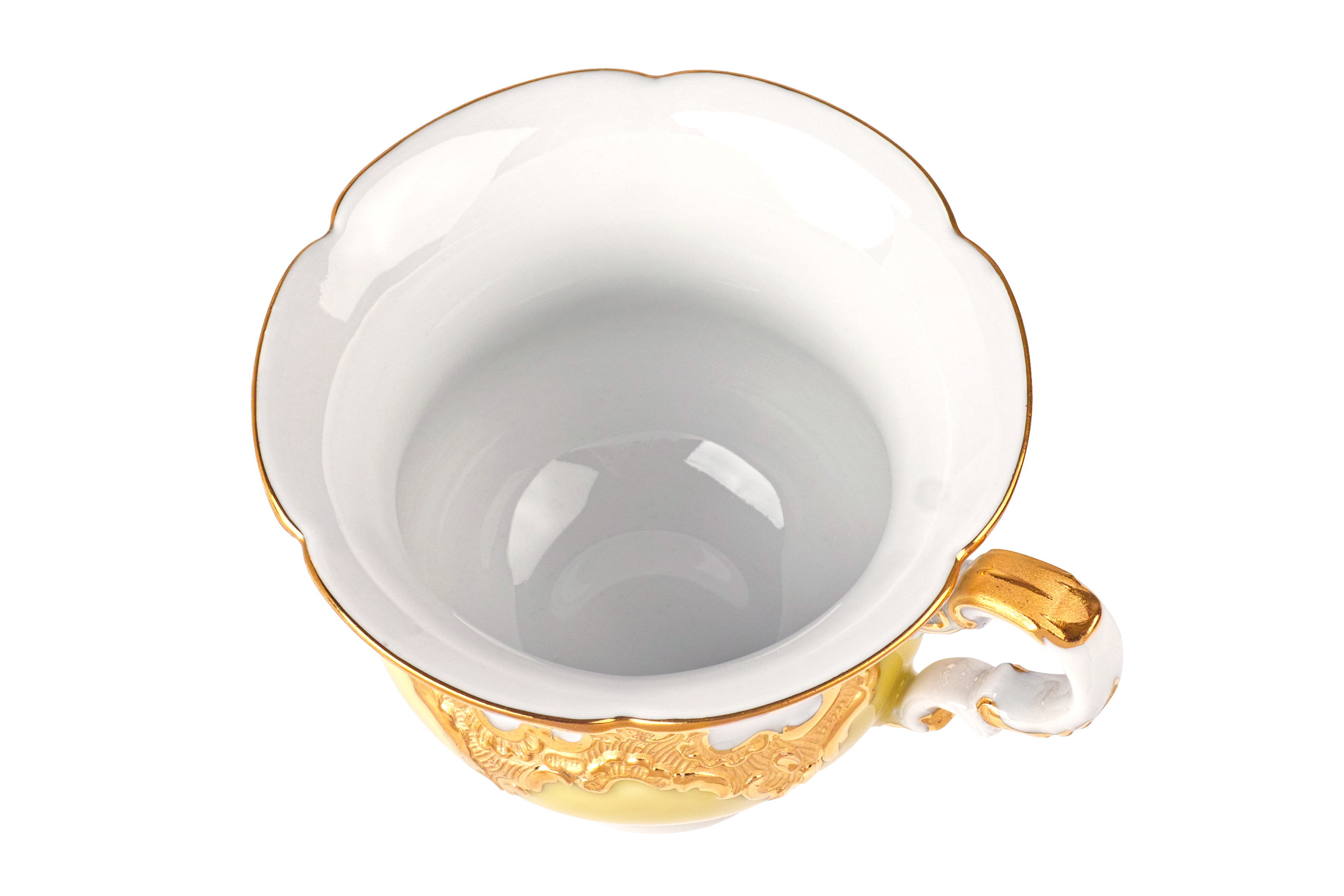 B-FORM 비폼 플라워 옐로우 커피 컵 앤 소서