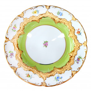 B-FORM 비폼 플라워 라이트 그린 플레이트 (M)