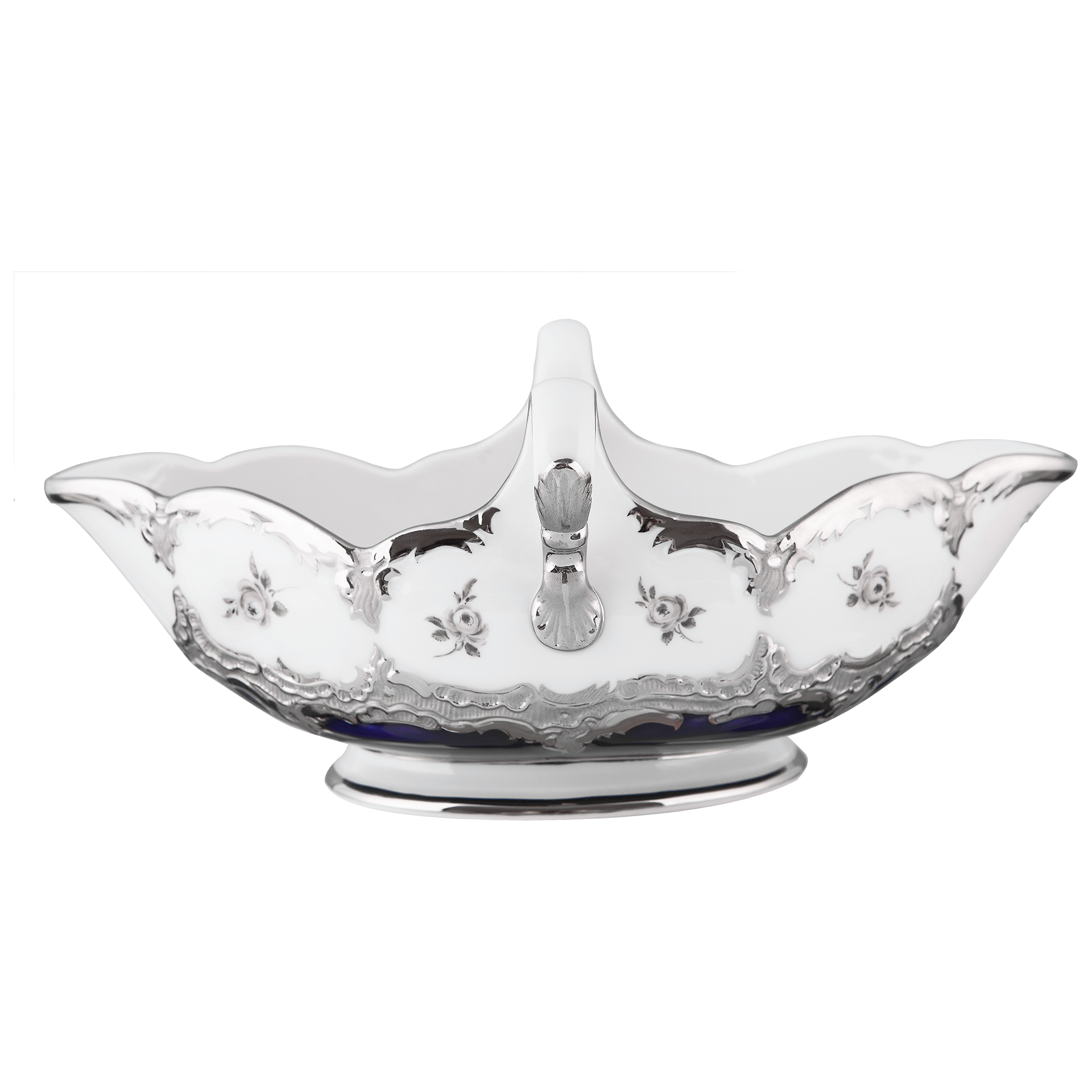 B-FORM 비폼 플라워 플래티넘 그레이비 보트