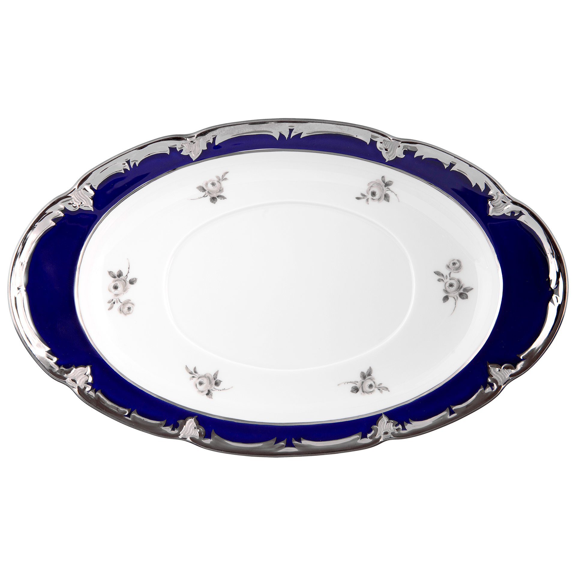 B-FORM 비폼 플라워 플래티넘 그레이비 보트