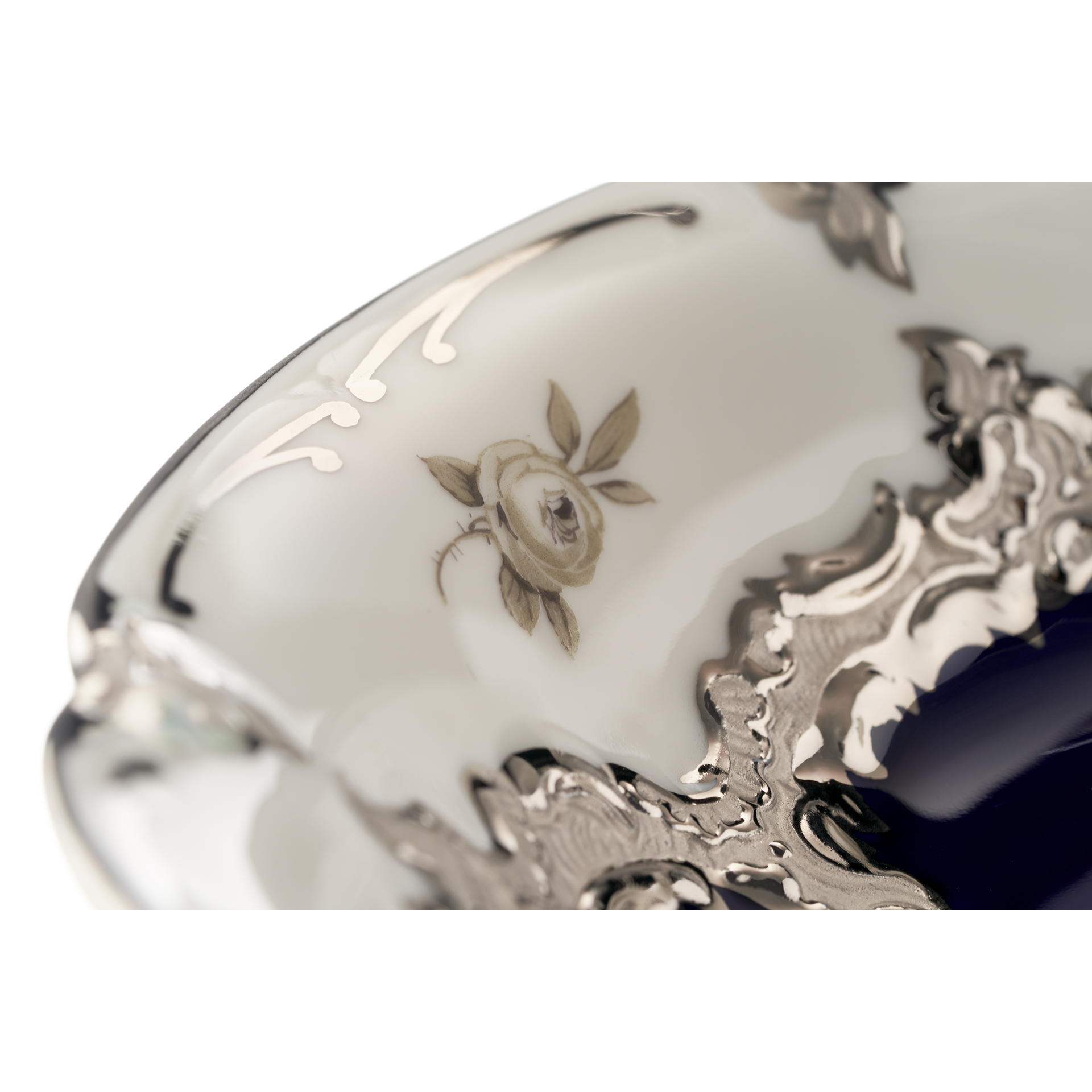 B-FORM 비폼 플라워 플래티넘 디저트 보울