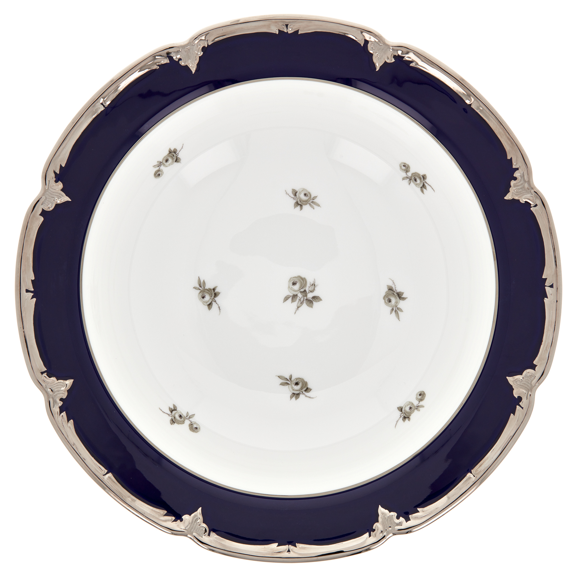 B-FORM 비폼 플라워 플래티넘 라운드 보울