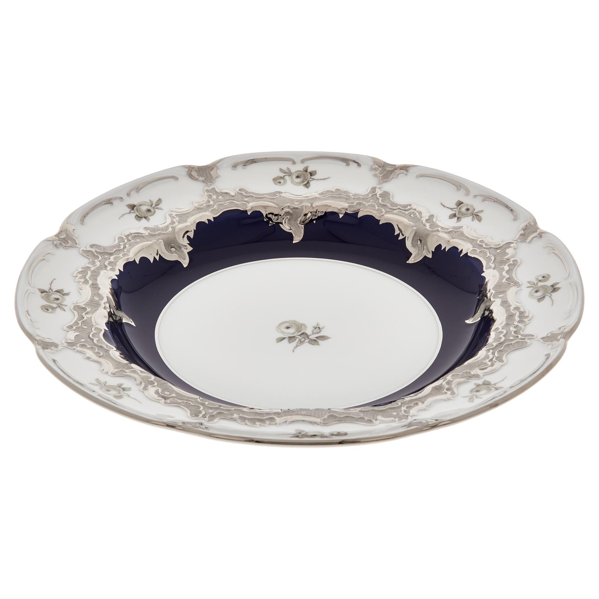 B-FORM 비폼 플라워 플래티넘 플레이트 (L)