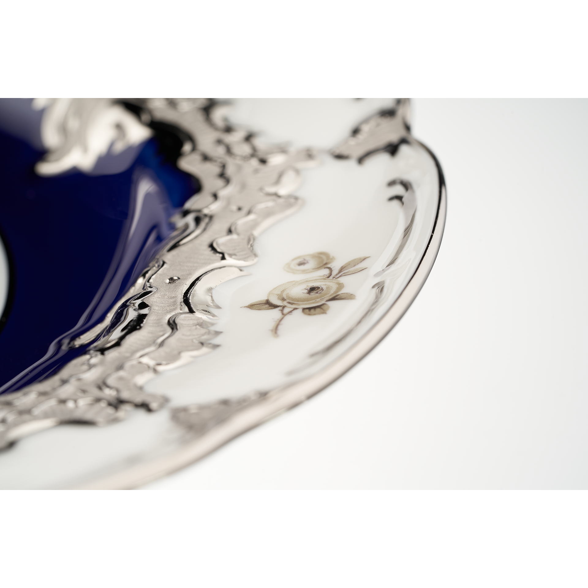 B-FORM 비폼 플라워 플래티넘 플레이트 (L)