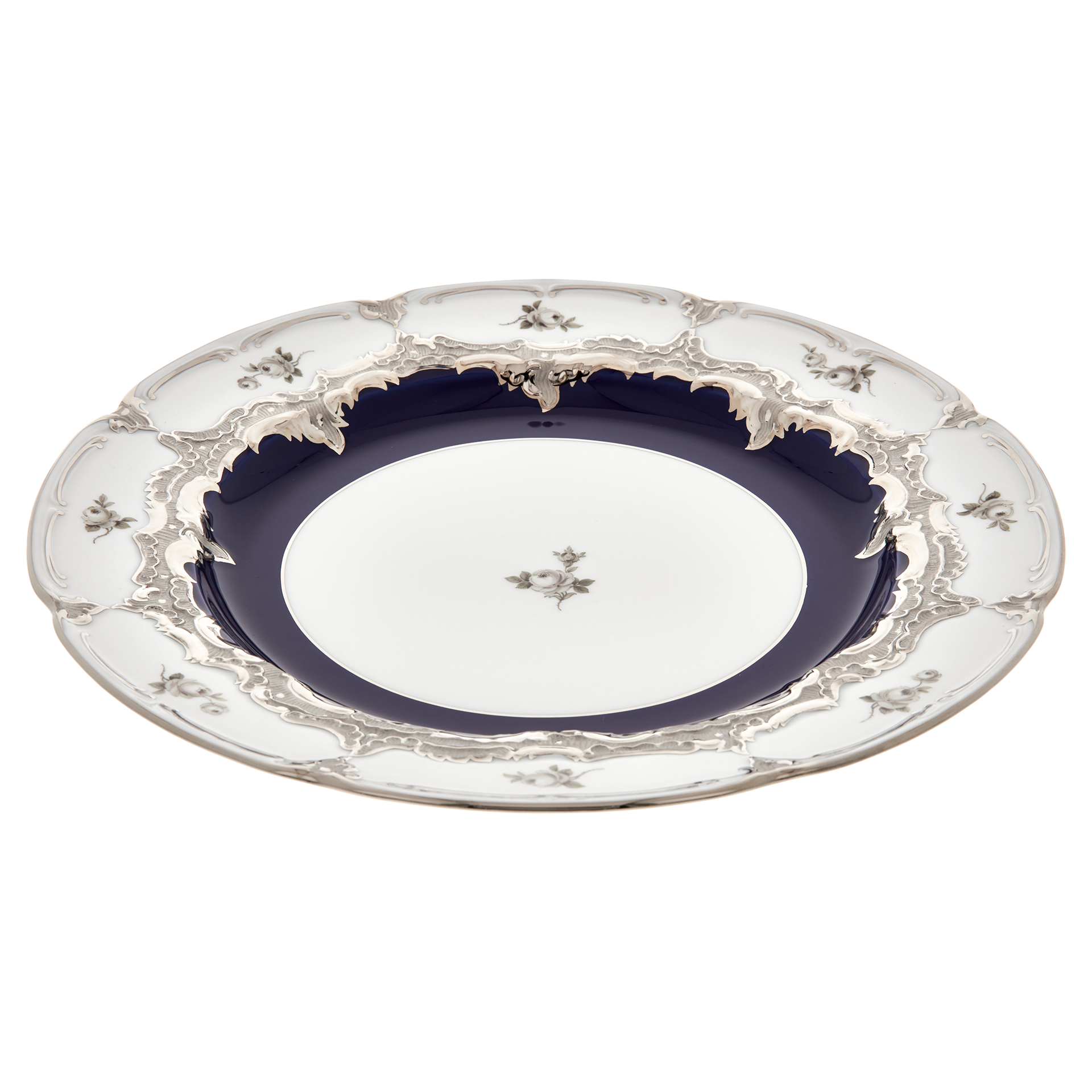 B-FORM 비폼 플라워 플래티넘 디너 플레이트