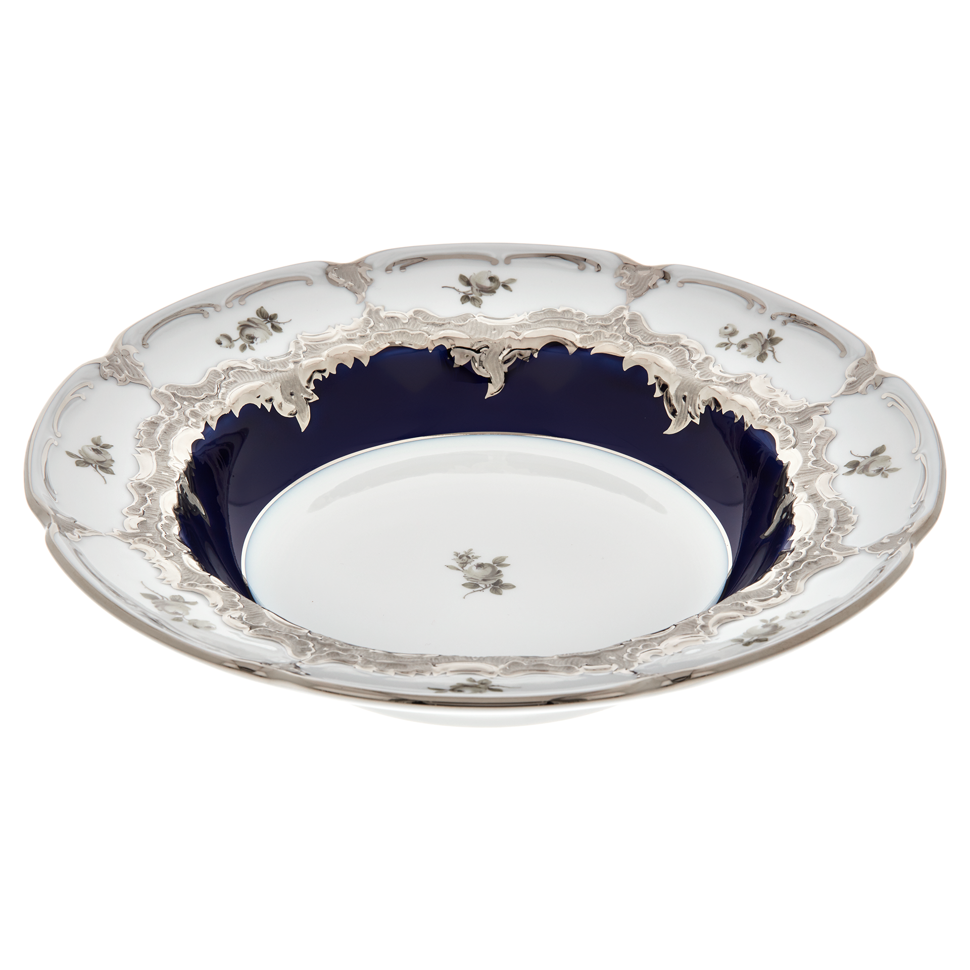 B-FORM 비폼 플라워 플래티넘 스프 플레이트