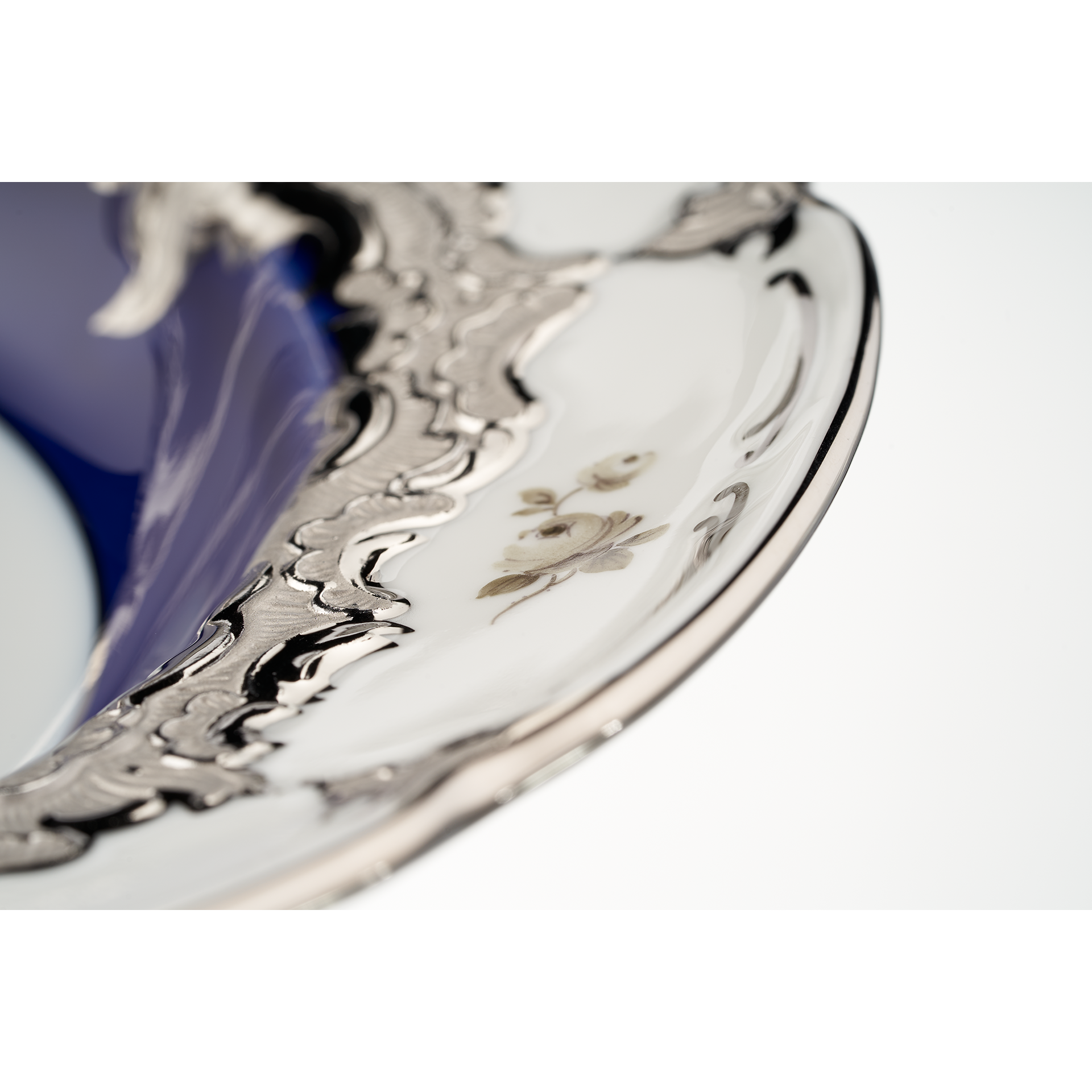 B-FORM 비폼 플라워 플래티넘 스프 플레이트