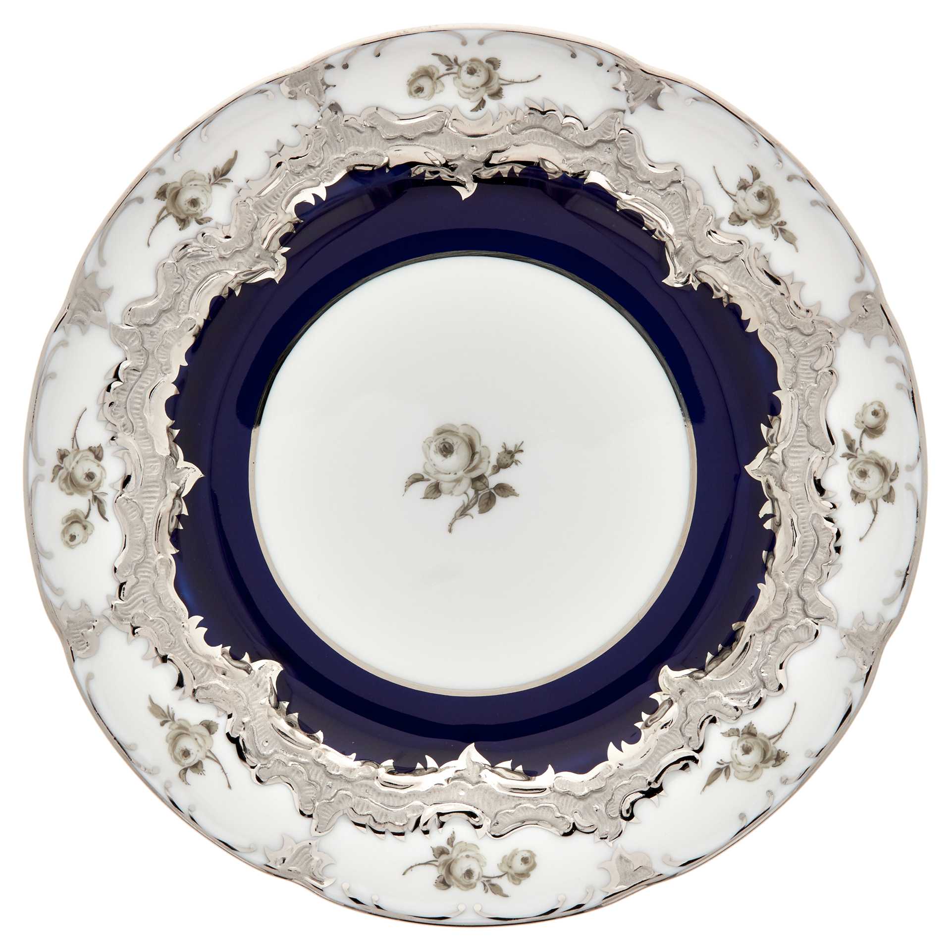 B-FORM 비폼 플라워 플래티넘 플레이트 (S)