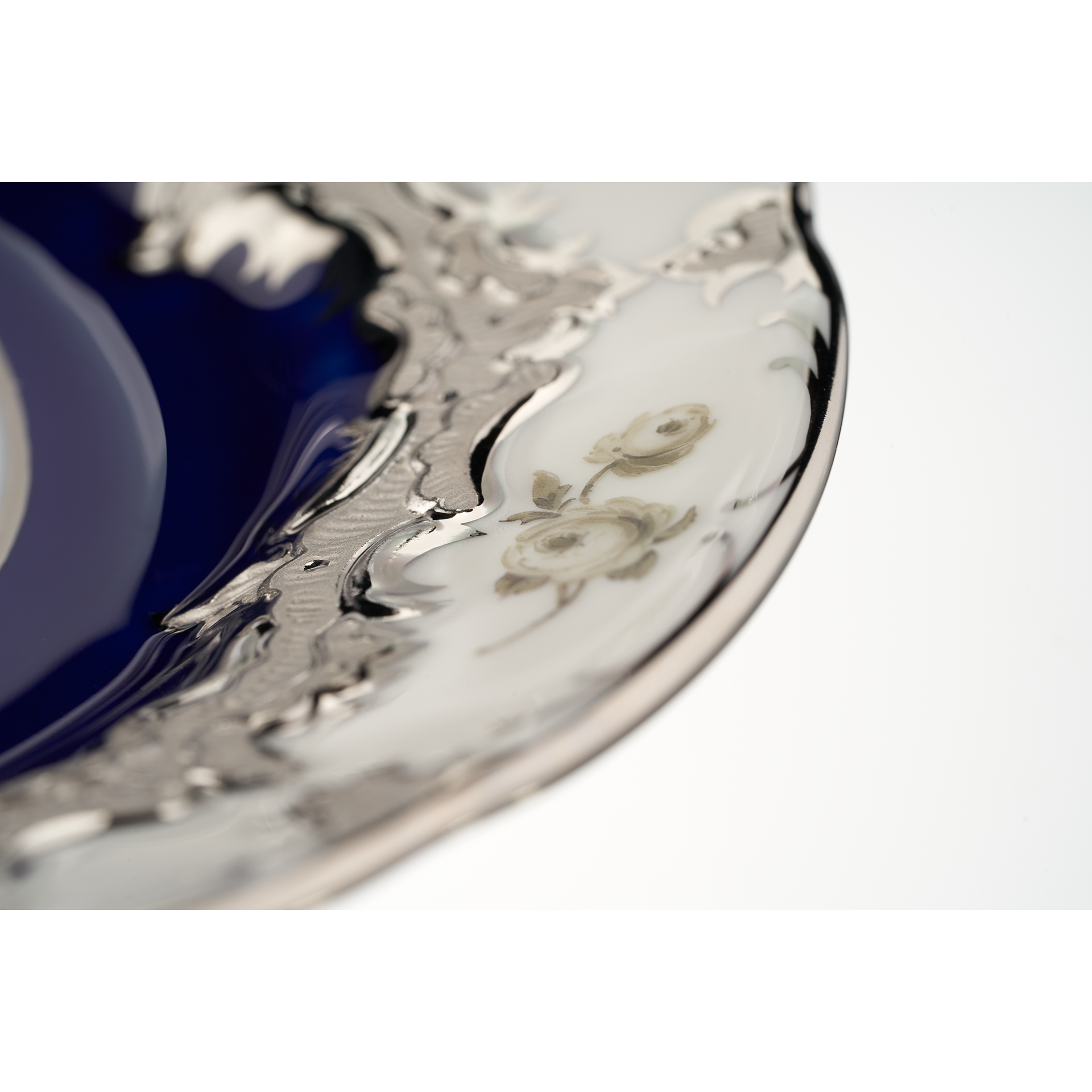 B-FORM 비폼 플라워 플래티넘 플레이트 (S)