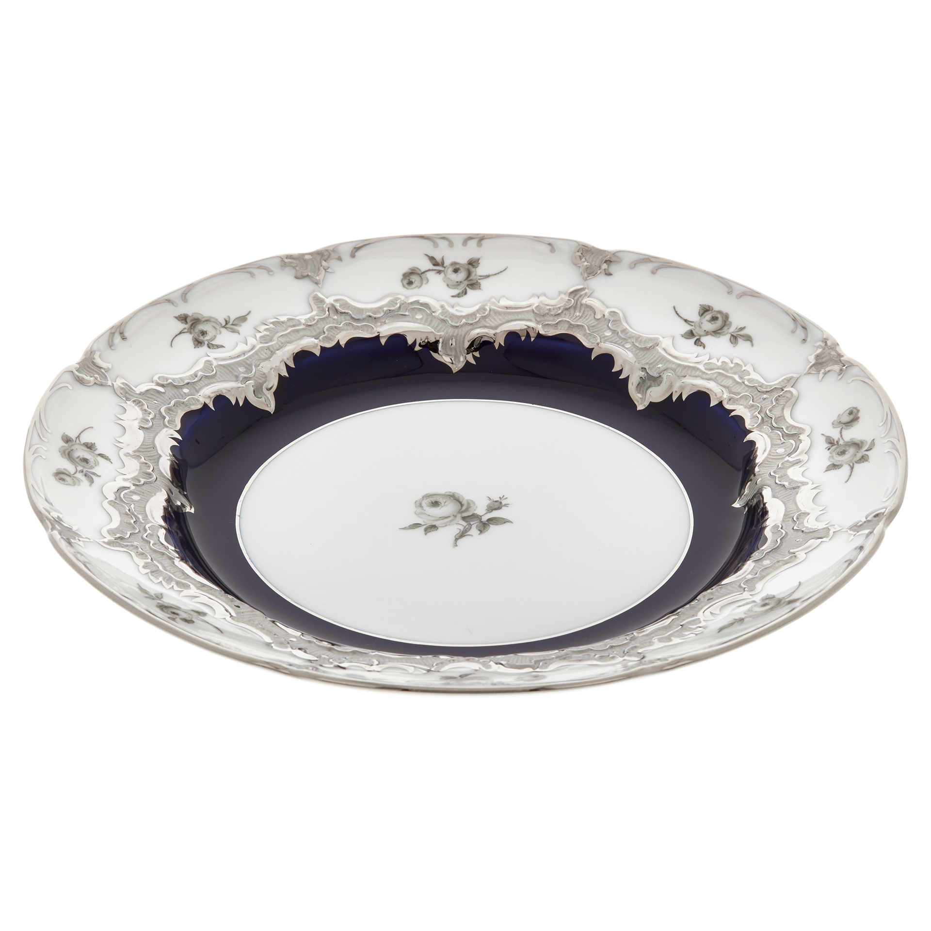 B-FORM 비폼 플라워 플래티넘 플레이트 (M)