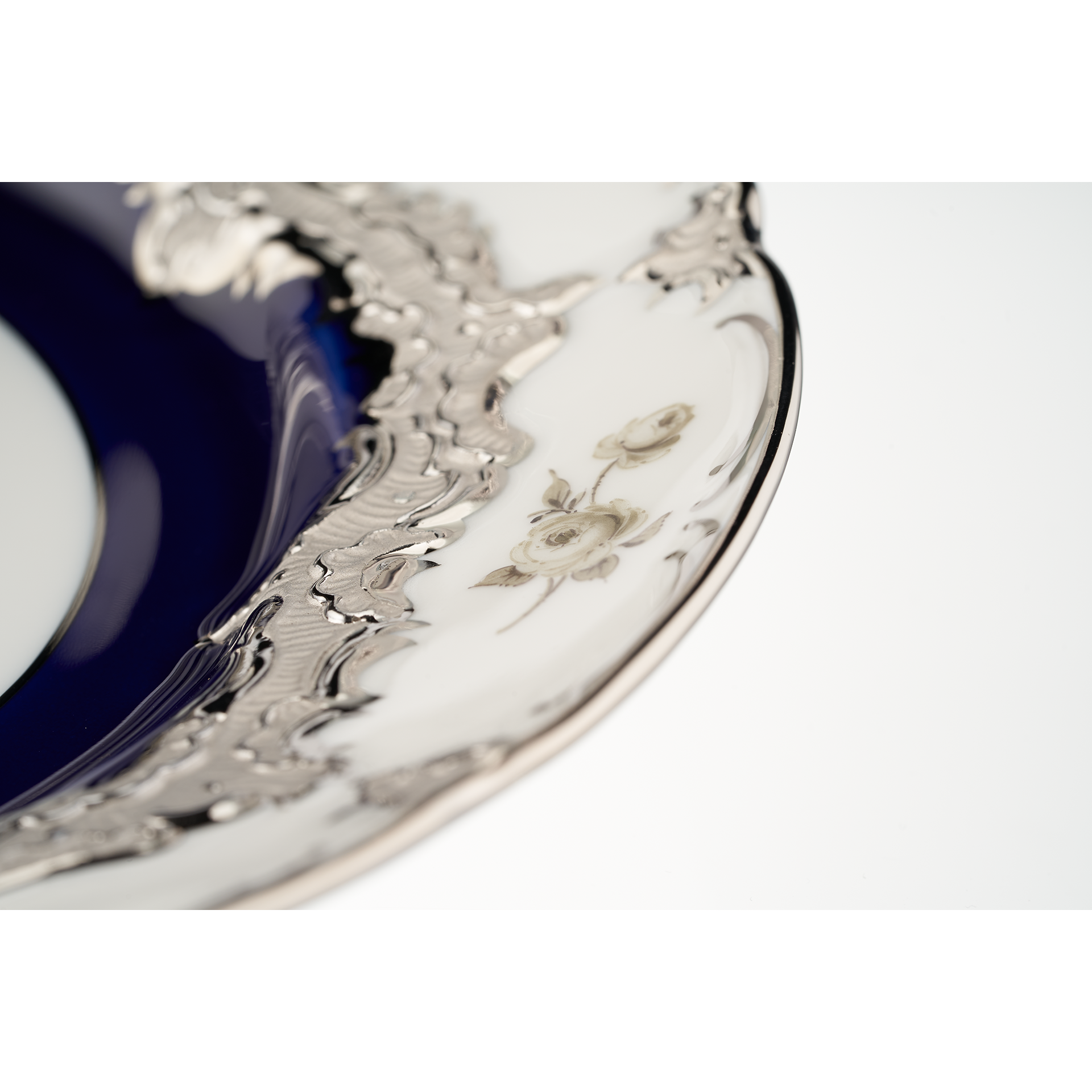 B-FORM 비폼 플라워 플래티넘 플레이트 (M)