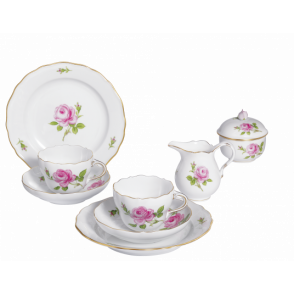 MEISSEN ROSE COFFEE SET