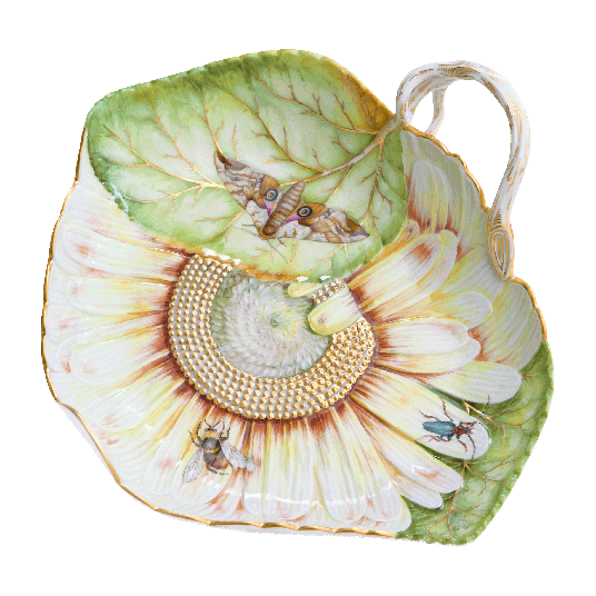 LIMITED EDITION 2018 DISH SUNFLOWER LEAF