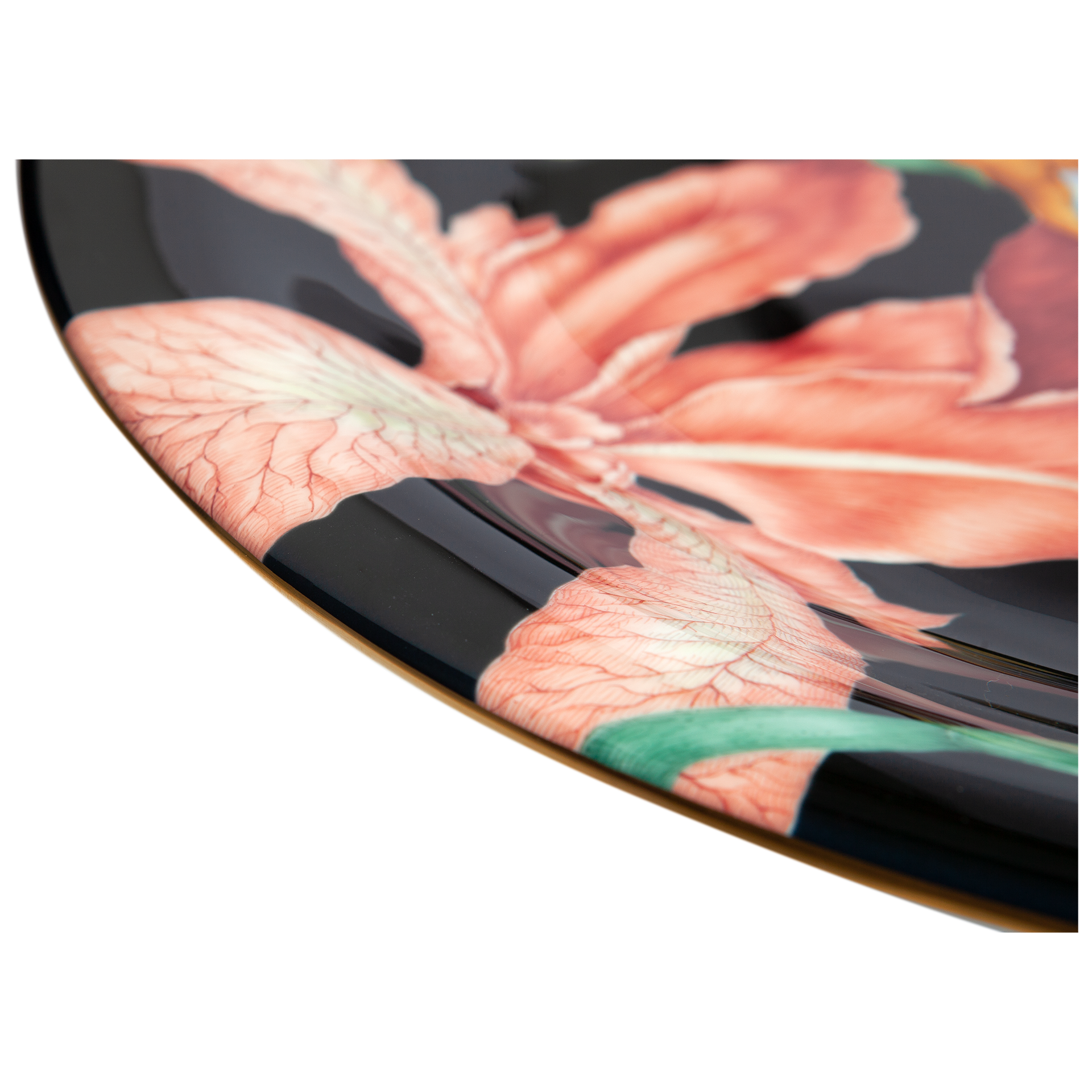 LIMITED MASTERWORKS 2021 WALL PLAQUE, IRIS WITH BUTTERFLIES