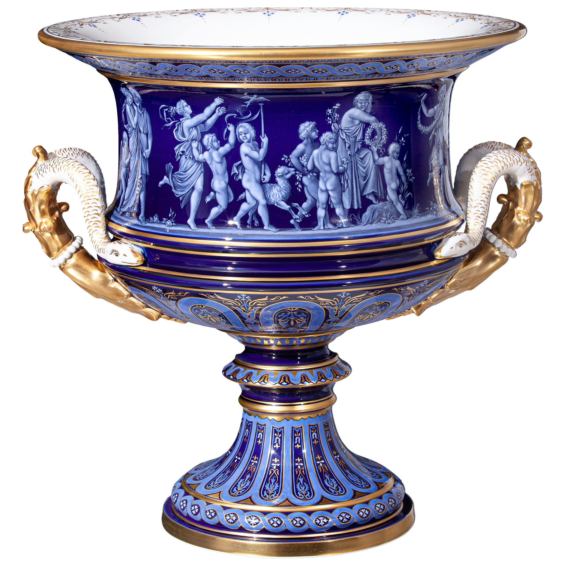 LIMITED MASTERWORKS 2021 VASE, MUSE SCENES, LIMOGES PAINTING