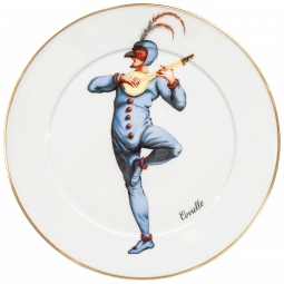 LIMITED EDITION 2021 WALL PLATE, COMMEDIA DELL' ARTE, COVIELLO