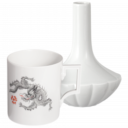 홈 오피스 세트 밍드래곤 머그(블랙) 앤 랜드스케이프 화병