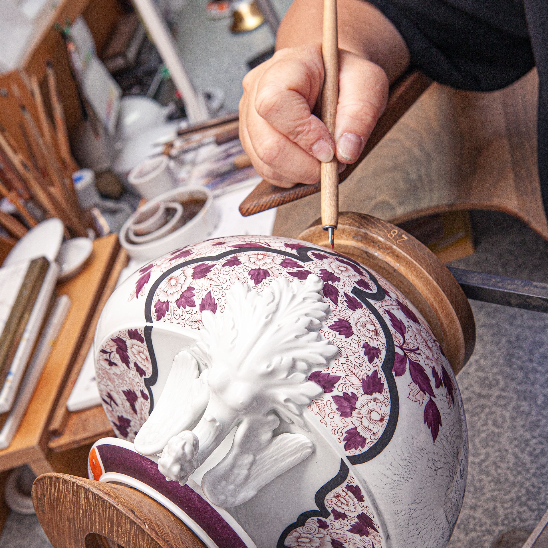 LIMITED MASTERWORKS 2021 VASE, DRAGON AND PHOENIX