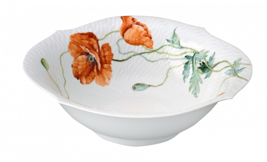 WAVES RELIEF WILD POPPY BOWL, SMALL