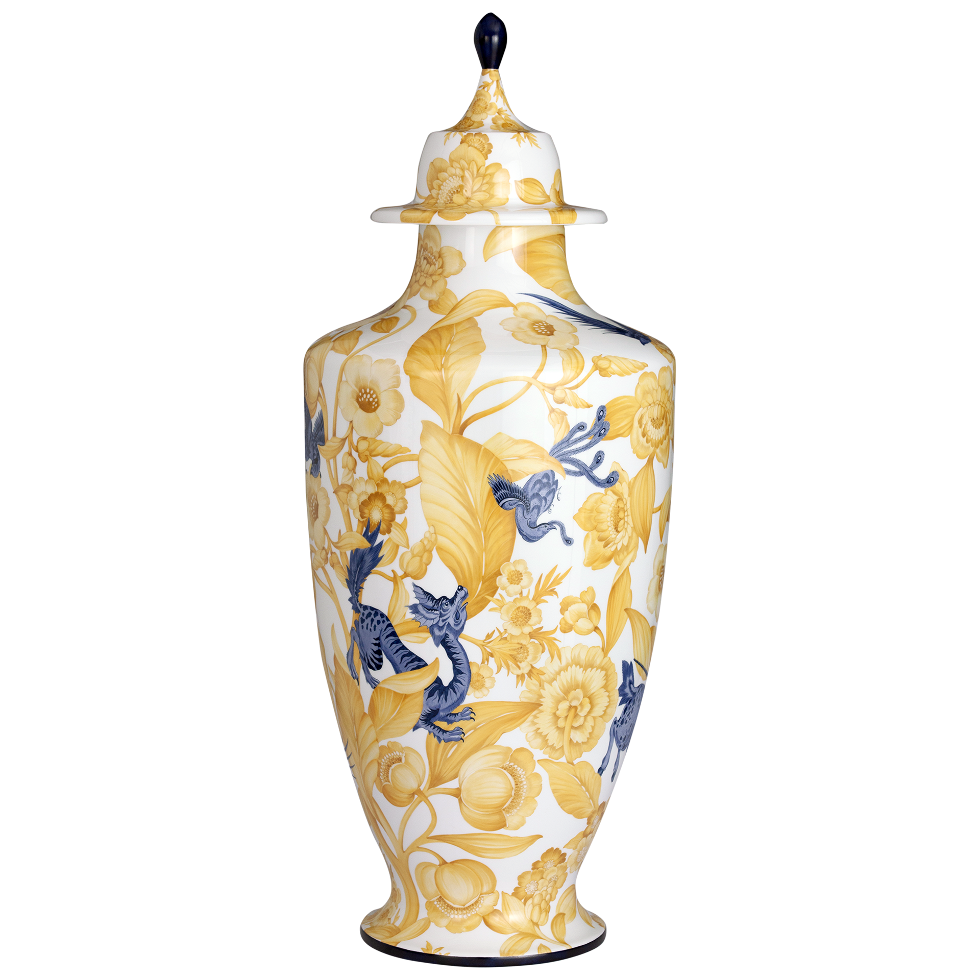 LIMITED MASTERWORKS 2021 VASE WITH LID, SECRET GARDEN