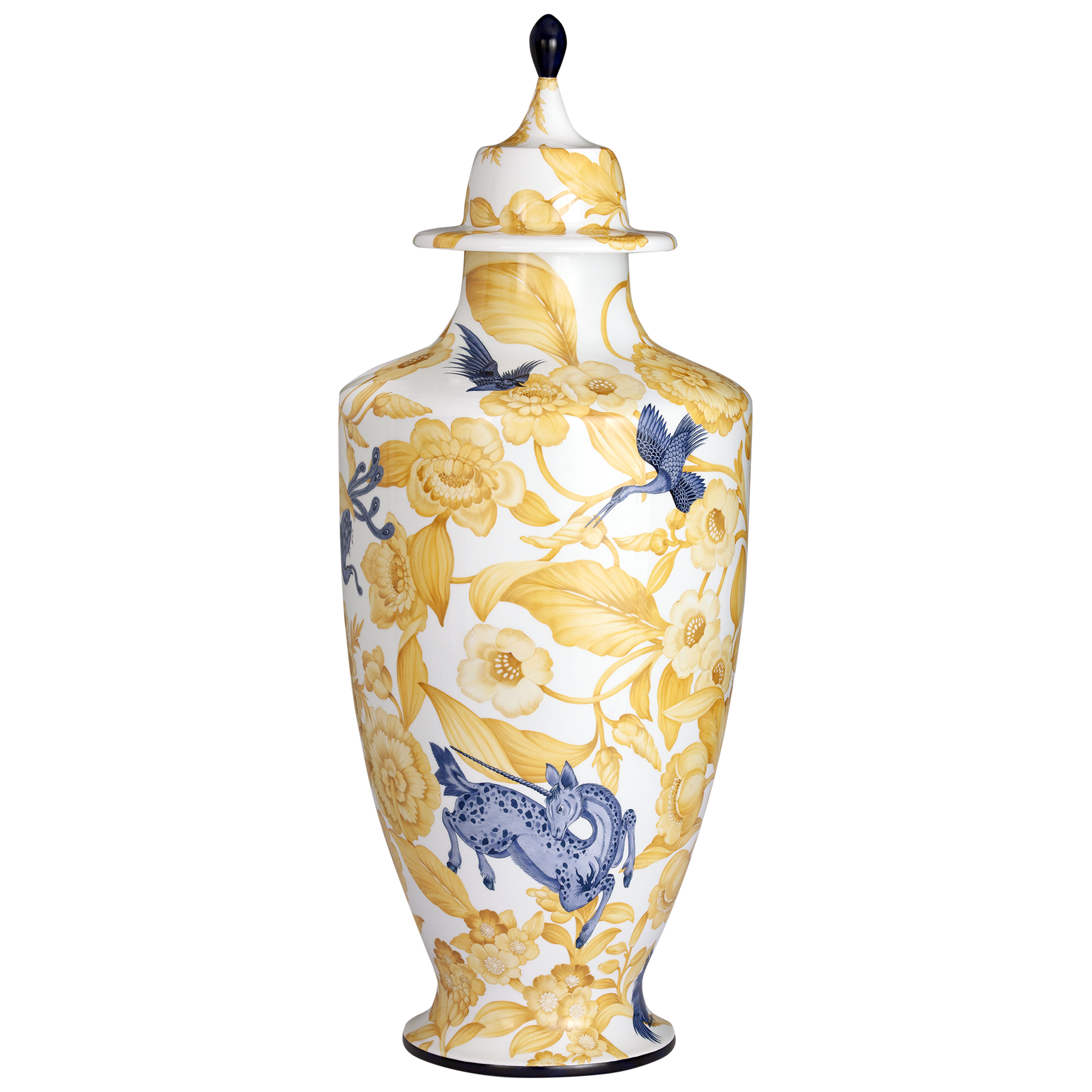 LIMITED MASTERWORKS 2021 VASE WITH LID, SECRET GARDEN