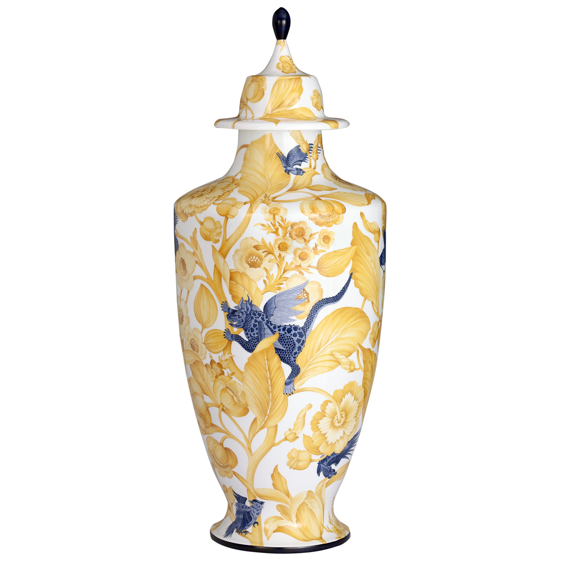 LIMITED MASTERWORKS 2021 VASE WITH LID, SECRET GARDEN