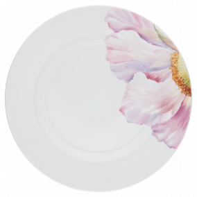 MEISSEN® COSMOPOLITAN GIANT BLOOM DINNER PLATE, ICELAND POPPY